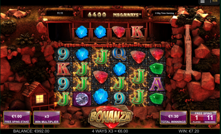 Bonus game looks different from the basic game, winnings are multiplied