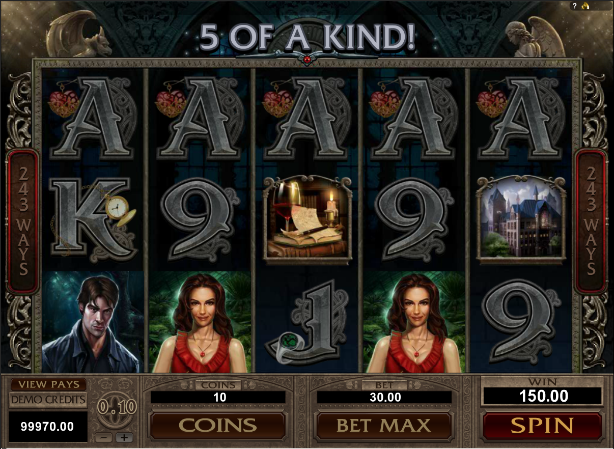 Immortal Romance win