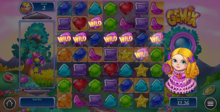 Princess' World random Wilds run from edge to edge