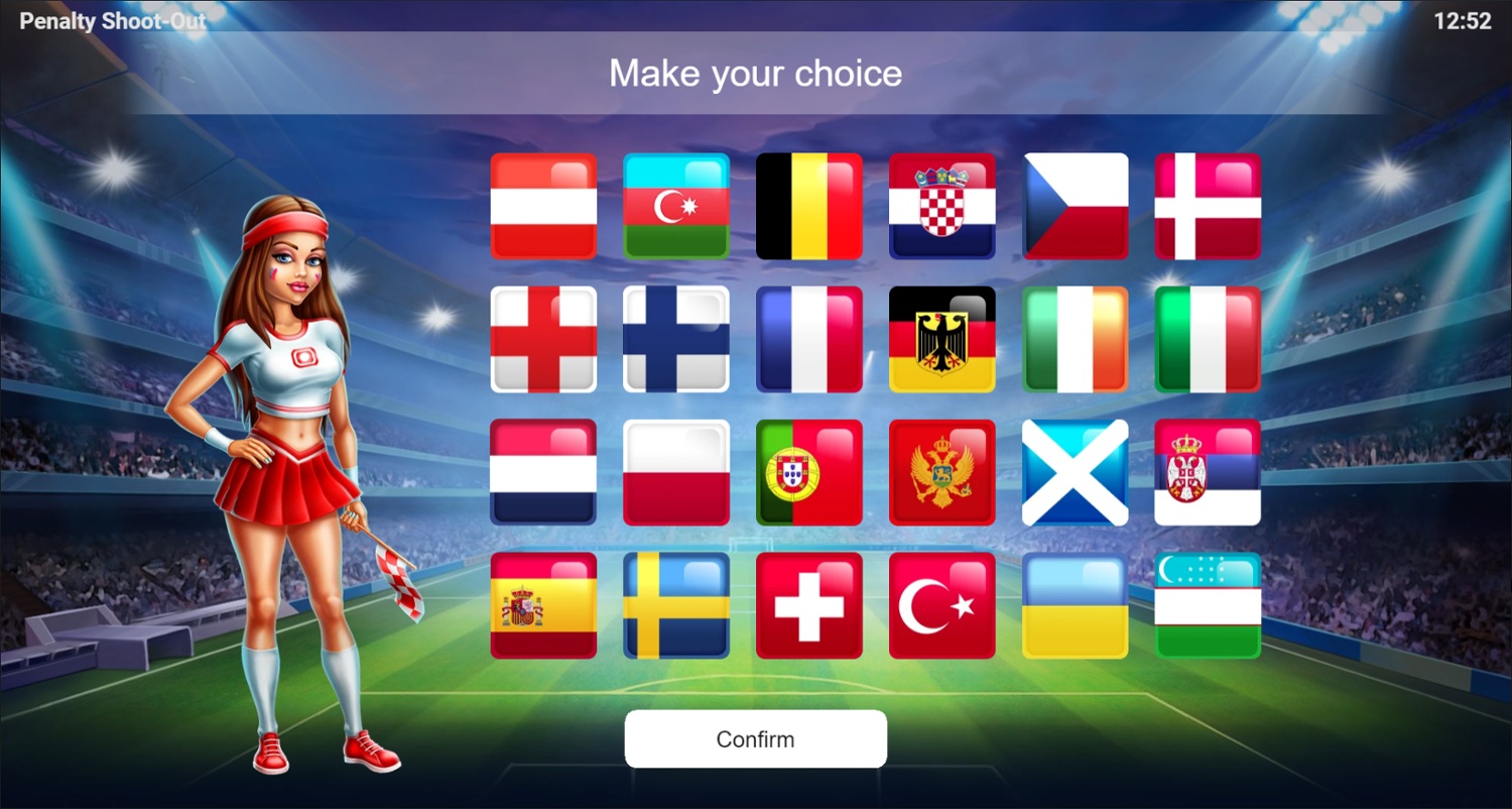 Select your country of preference first