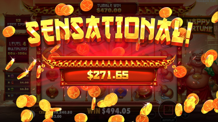Sensational win in the Free Spins bonus