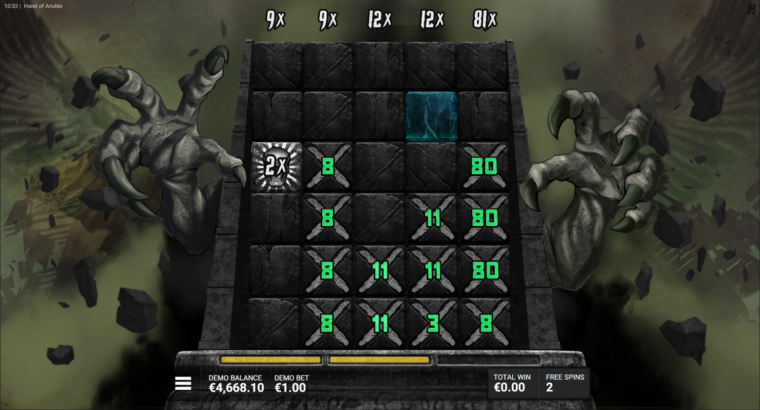 The Judgment Free Spins are one of two bonuses of the game